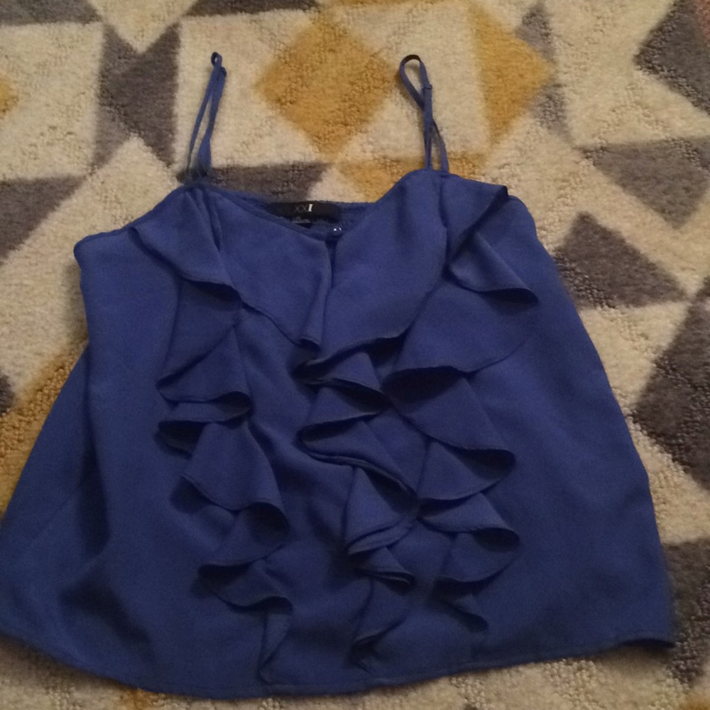 Blue tank top
